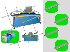 oval automatic macchina per forare ovalina asola su ovalina asole su profili ovalina foratura ovaline Automatic machine for buttonhole on shutters profiles / oval units, with electrical panel and hydraulic central. Complete of dedicated software