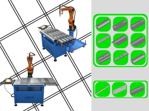 robotized solutions plan for producing steel alluminium accessories cutting taglio robotizzato Robotized cutting Coupe robotisée taglio al plasma