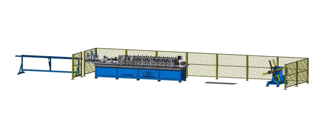 Drywall roll forming lines  : rendering